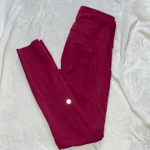 Lululemon 7/8 Fast and Free 25” Legging